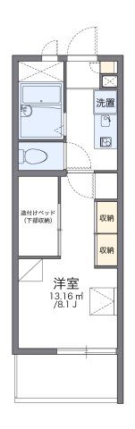 レオパレスエアポートビューの間取り画像
