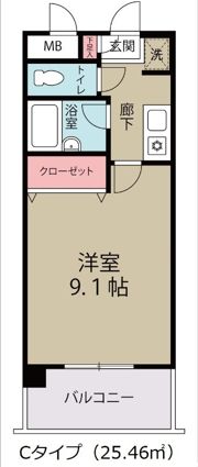 リバレイン(K-125)の間取り画像