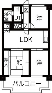 アイカピア植田の間取り画像