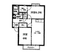 サンガーデン田中B棟の間取り画像