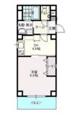 ハートフル医大南の間取り画像