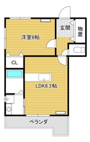ヘーベルメゾン新田の間取り画像