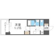 プレサンス京橋GREEN YARDアルミラの間取り画像