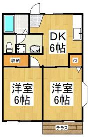 アップルパイⅢの間取り画像