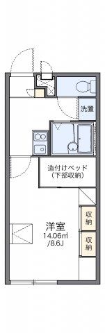 レオパレスブランネージュの間取り画像