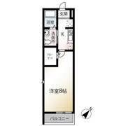 MQuarto拝島Ⅰの間取り画像