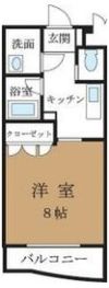 フォンテーヌマンションAの間取り画像