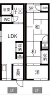 大東市津の辺町英ホ戸建の間取り画像