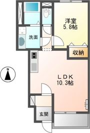 グラン フェリシア Ⅰの間取り画像