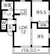 グレシアB棟の間取り画像