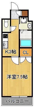 リファレンス小倉駅前の間取り画像