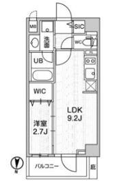 シーズンフラッツ押上テラスの間取り画像