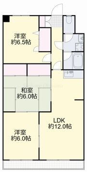 コスモハイツ関の間取り画像