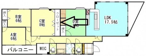 ファイブ南方の間取り画像