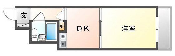 ライオンズマンション中山下の間取り画像
