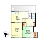 玉井アパートの間取り画像