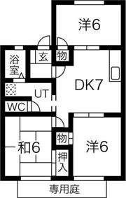 アネックスウエストの間取り画像
