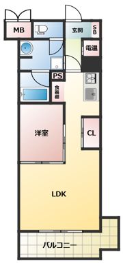 フォアクレージュ御影の間取り画像