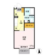 アンジェリーク Bの間取り画像
