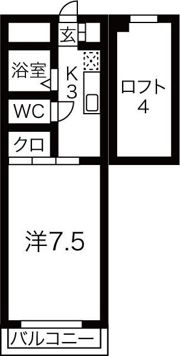 エスポワール本山の間取り画像