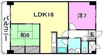 ハイシティ松山の間取り画像