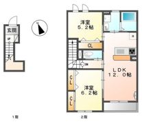エスポワール レーヴの間取り画像