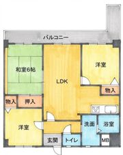 サンヴェール春日の間取り画像