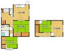 岩瀬西一戸建ての間取り画像