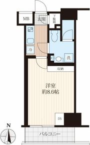 「防音マンション」TRACK両国の間取り画像
