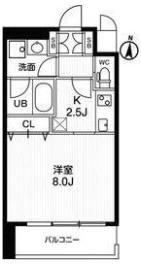 アーバンフラッツ西中島の間取り画像