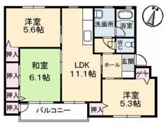 ピュアカナフルールの間取り画像
