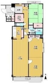 フォアセゾン瓢箪山の間取り画像