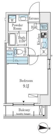 プライマル江東住吉の間取り画像