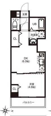 レピュア住吉レジデンスの間取り画像
