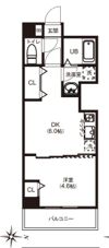 レピュア住吉レジデンスの間取り画像