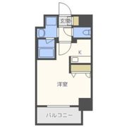 アスヴェル難波EASTの間取り画像