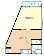 奥山ビルの間取り画像
