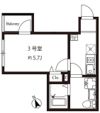 モダンアパートメント上板橋の間取り画像