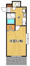 藤本ビルNo.21中津口の間取り画像
