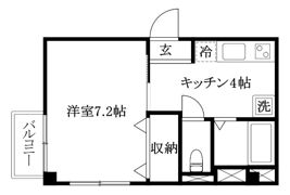 ミッキーロイヤル持田の間取り画像