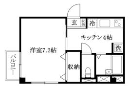 ミッキーロイヤル持田の間取り画像