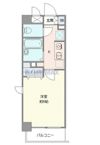 エシッド行徳駅前の間取り画像