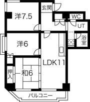 アーバンドエル御器所通の間取り画像