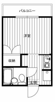 ハイム尾嵜小金井A棟の間取り画像