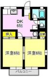シティハイムはちのきⅠの間取り画像