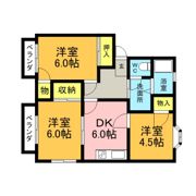 コーポラスなかの間取り画像