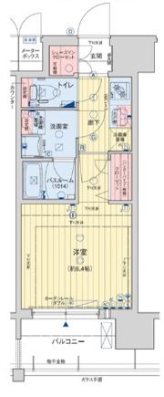 レオンコンフォート九条アルバの間取り画像