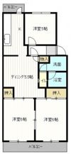 鈴が峰第5団地2号棟の間取り画像
