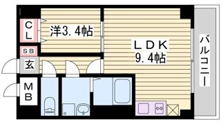 メゾンドリベルテの間取り画像