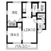 ルミエールいいくらAの間取り画像